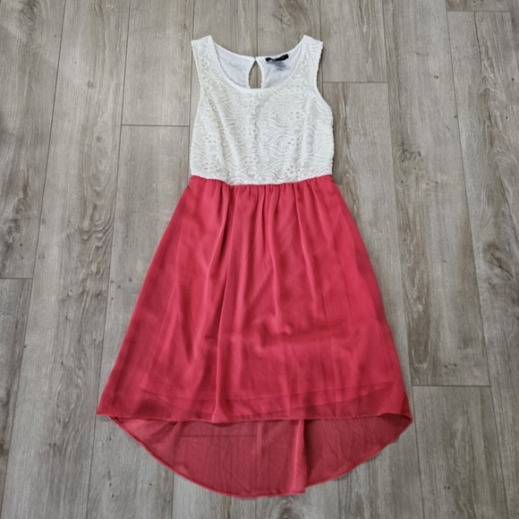 Suzy Sheir Dress, Small, White/Pink - Picture 1 of 12